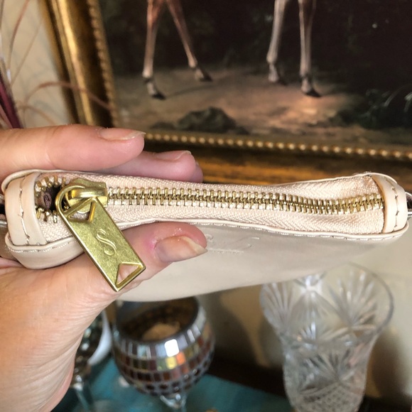 Cream & Gold Sseko Smooth Leather Change Wallet - Picture 3 of 9